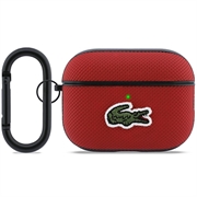 Custodia AirPods Pro 3 Lacoste Petit Pique Croc Logo Patch - Rossa