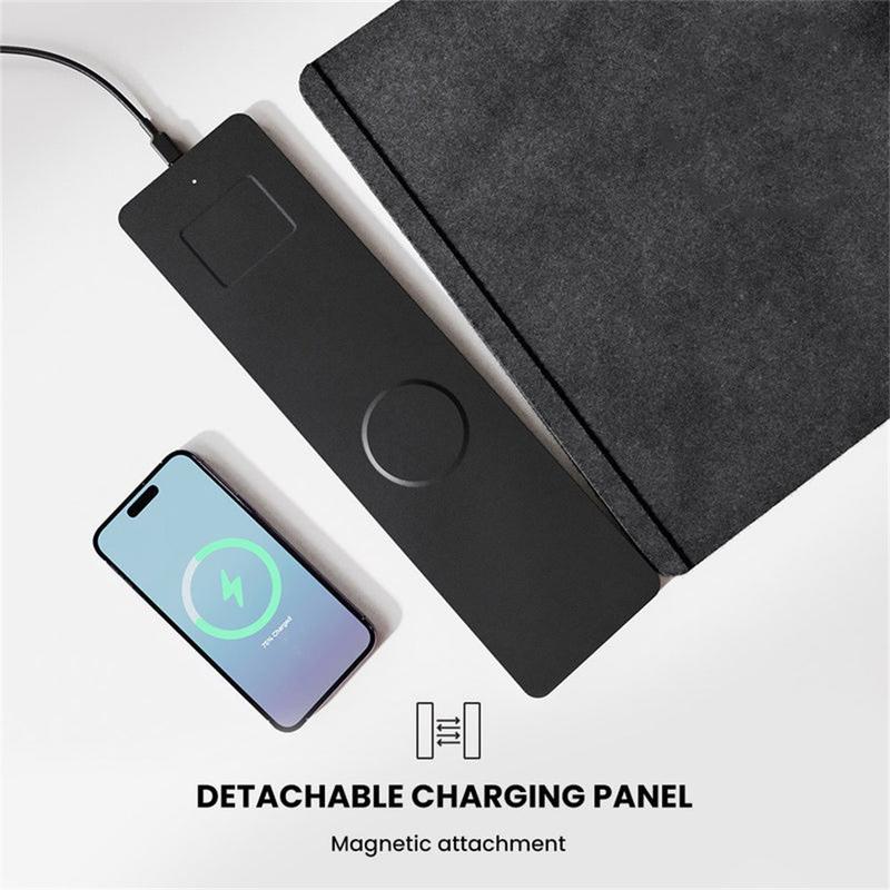 Caricatore Wireless Magnetico 15W Per Smartphone | Stand Da Tavolo Con Design Sgabello | Ricarica Veloce Per Casa E Ufficio