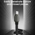 Cavo USB-C intrecciato Ldnio LC122-C per ricarica rapida - 1m, 65W - Grigio