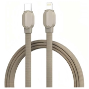 Cavo intrecciato Ldnio LC212i USB-C-Lightning a ricarica rapida - 2m, 30W - Oro titanio