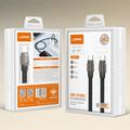 Cavo intrecciato Ldnio LC211i USB-C-Lightning a ricarica rapida - 1m, 30W - Grigio