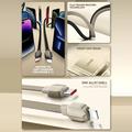 Cavo intrecciato Ldnio LC211i da USB-C a Lightning per ricarica rapida - 1m, 30W - Oro titanio