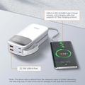 Power bank Ldnio PQ30 con cavi USB-C/Lightning - 30000mAh - Bianco