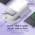 Power bank portatile Ldnio PQ50 - 50000 mAh, cavi USB-C/Lightning - Bianco