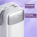 Power bank portatile Ldnio PQ50 - 50000 mAh, cavi USB-C/Lightning - Bianco