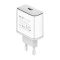 Caricabatterie rapido GaN Ldnio Q1415 da 45W con USB-C e cavo USB-C da 1.2m - Bianco