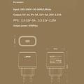 Caricabatterie rapido GaN Ldnio Q1415 da 45W con USB-C e cavo USB-C da 1.2m - Bianco