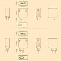 Caricabatterie rapido Ldnio Q8 da 100W con tecnologia GaN - 3 porte USB-C, USB-A, Lightning - Blu