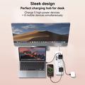 Multipresa Ldnio SC5614 con 5 prese di corrente e 6 porte USB - 2m, spina UE