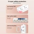 Multipresa Ldnio SC5614 con 5 prese di corrente e 6 porte USB - 2m, spina UE