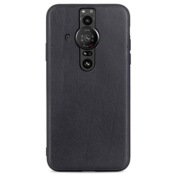 Pierre Cardin iPhone 11 Pro Max Leather Coated TPU Case - Black