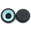 Cuscinetti in pelle con schiuma di memoria per le cuffie Plantronics Blackwire C5220/C5210/C7225 - Cuscinetti di ricambio - Nero