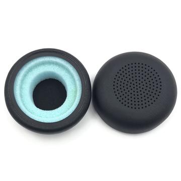 Cuscinetti in pelle con schiuma di memoria per le cuffie Plantronics Blackwire C5220/C5210/C7225 - Cuscinetti di ricambio - Nero