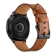 Cinturino in pelle classico Samsung Galaxy Watch4/Watch4 Classic/Watch5, Galaxy Watch6 - 20mm - marrone