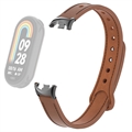 Cinturino in Pelle Xiaomi Smart Band 8 con Connettori - Marrone