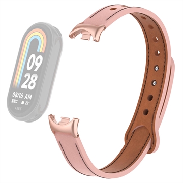 Cinturino in Pelle Xiaomi Smart Band 8 con Connettori