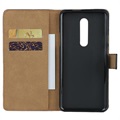 OnePlus 7 Pro Leather Wallet Case with Stand - Black