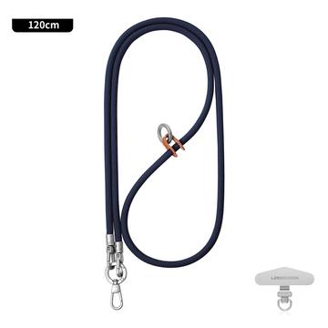 Elegante cordino universale per telefono a tracolla Leeu Design - 120cm, 6mm - blu navy