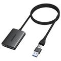 Lemorele HD10 Adattatore da USB-A/USB-C a doppio HDMI - Uscita 4K/1080P - Nero