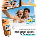 Lemorele R1021 - Schermo per vlog e selfie con telecomando Bluetooth - Bianco