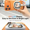 Lemorele R1021 - Schermo per vlog e selfie con telecomando Bluetooth - Bianco