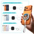 Lemorele R1021 - Schermo per vlog e selfie con telecomando Bluetooth - Bianco