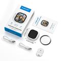 Lemorele R1021 - Schermo per vlog e selfie con telecomando Bluetooth - Bianco