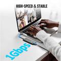 Hub USB-C 5-in-1 Lemorele TC24L - HDMI, Gigabit Ethernet, USB-C, 2x USB-A