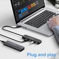 Hub USB 3.0 Lemorele TC55 Slim a 4 porte - Nero