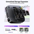 Hub USB-C 9-in-1 Lemorele TC800 per Mac Mini M4/M4 Pro - Nero