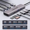 Hub USB-C 10 in 1 Lemorele TC91 - Grigio