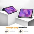 Custodia Smart Folio per Lenovo Idea Tab Plus serie Tri-Fold - Verde scuro