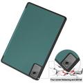 Custodia Smart Folio per Lenovo Idea Tab Plus serie Tri-Fold - Verde scuro