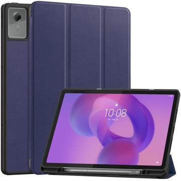 Custodia Smart Folio per Lenovo Idea Tab Plus serie Tri-Fold - Blu scuro