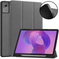 Custodia Smart Folio per Lenovo Idea Tab Plus Serie Tri-Fold - Grigia