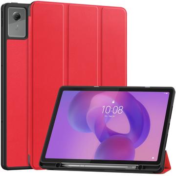 Custodia Smart Folio serie Tri-Fold per Lenovo Idea Tab Plus - Rossa