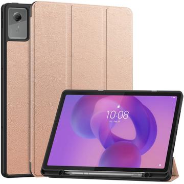 Custodia Smart Folio serie Tri-Fold per Lenovo Idea Tab Plus - Oro rosa