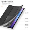 Custodia Smart Folio Tri-Fold Dux Ducis Domo per Lenovo Idea Tab Pro Gen 2 - Nera