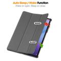 Custodia Smart Folio per Lenovo Idea Tab Pro Gen 2 Serie Tri-Fold - Grigia
