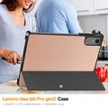 Custodia Smart Folio serie Tri-Fold per Lenovo Idea Tab Pro Gen 2 - Oro rosa