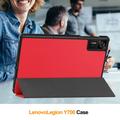 Custodia Smart Folio serie Tri-Fold per Lenovo Legion Y700 (Gen 4) - Rossa