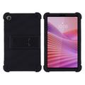 Lenovo Tab K9 Custodia in silicone con supporto - Nero