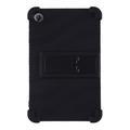 Lenovo Tab K9 Custodia in silicone con supporto - Nero