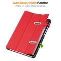 Custodia Smart Folio serie Tri-Fold per Lenovo Tab K9 - Rossa