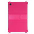 Custodia in silicone per Lenovo Tab M10 Gen 3 con kickstand - Rosa Neon