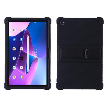 Custodia in silicone per Lenovo Tab M10 Plus Gen 3 con supporto per il calcio