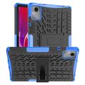 Custodia Ibrida Anti Scivolo con Supporto per Lenovo Tab M11 - blu / nera