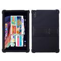 Custodia in silicone per Lenovo Tab P11 Gen 2 con supporto - Nero