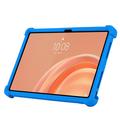 Custodia in silicone antiurto per Lenovo Tab Plus Gen 2 con porta-matita - Blu scuro