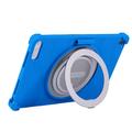 Custodia in silicone antiurto per Lenovo Tab Plus Gen 2 con porta-matita - Blu scuro